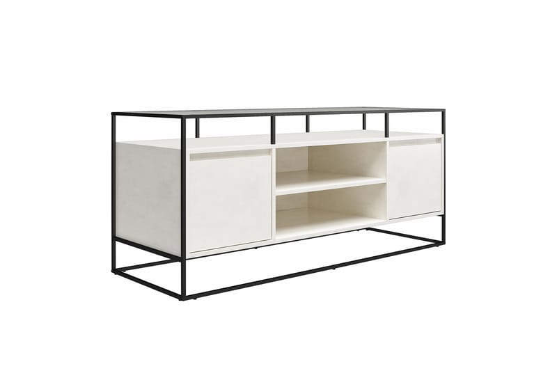 TV-taso Camley 136,6x49,8 cm Valkoinen - Dorel Home - Huonekalut - TV- & Mediakalusteet - Tv taso & Mediataso