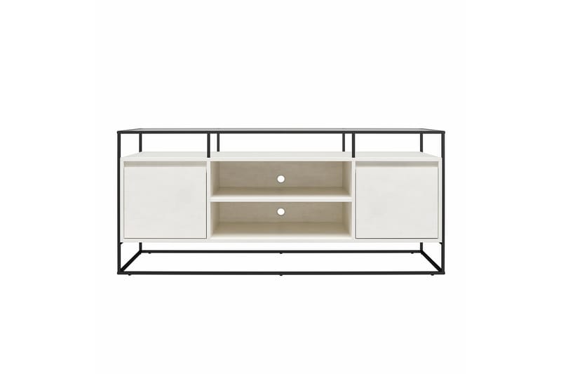 TV-taso Camley 136,6x49,8 cm Valkoinen - Dorel Home - Huonekalut - TV- & Mediakalusteet - Tv taso & Mediataso