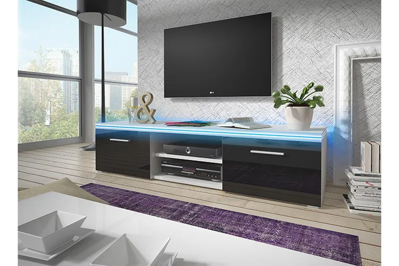 TV-taso Cawthra 150 cm, Valkoinen