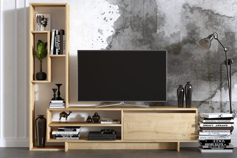 TV-taso Ceiba 177 cm - Luonnonväri - Huonekalut - TV- & Mediakalusteet - Tv taso & Mediataso