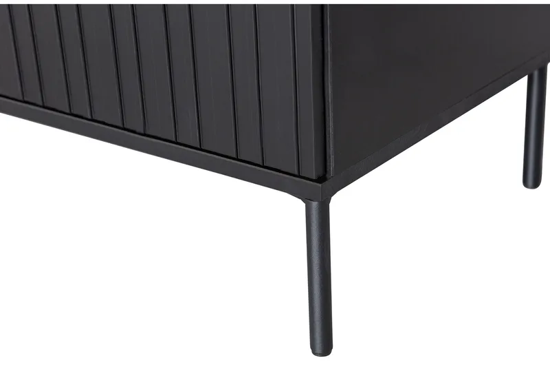 TV-taso Cherepov 100 cm - Musta - Huonekalut - TV- & Mediakalusteet - Tv taso & Mediataso