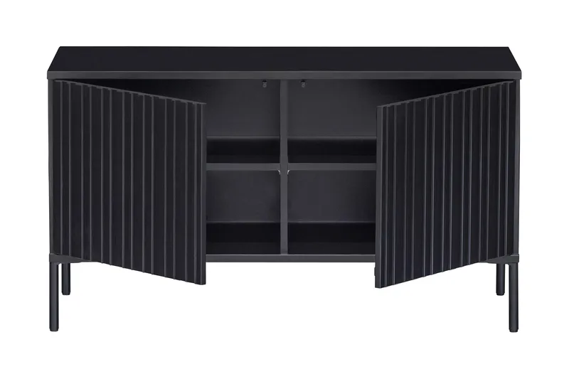 TV-taso Cherepov 100 cm - Musta - Huonekalut - TV- & Mediakalusteet - Tv taso & Mediataso