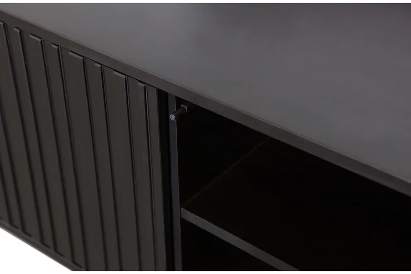 TV-taso Cherepov 100 cm - Musta - Huonekalut - TV- & Mediakalusteet - Tv taso & Mediataso