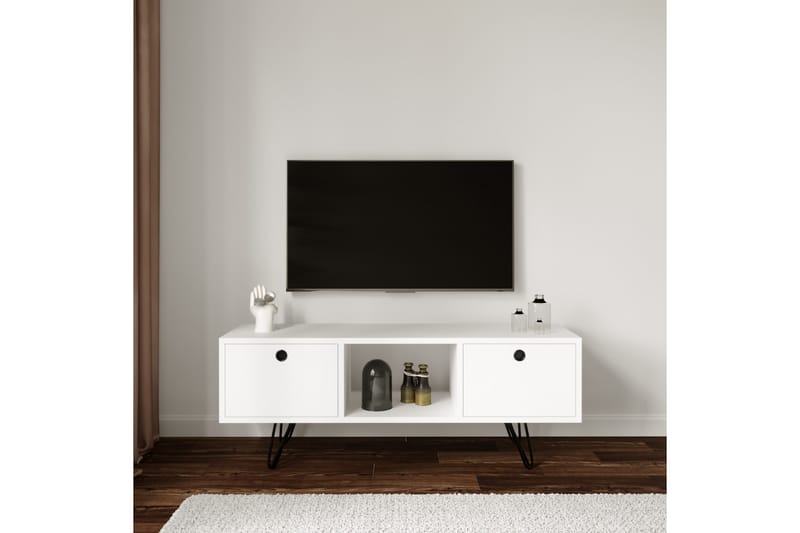 TV-taso Ciera 120 cm - Valkoinen - Huonekalut - TV- & Mediakalusteet - Tv taso & Mediataso