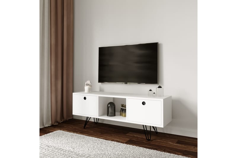 TV-taso Ciera 120 cm - Valkoinen - Huonekalut - TV- & Mediakalusteet - Tv taso & Mediataso