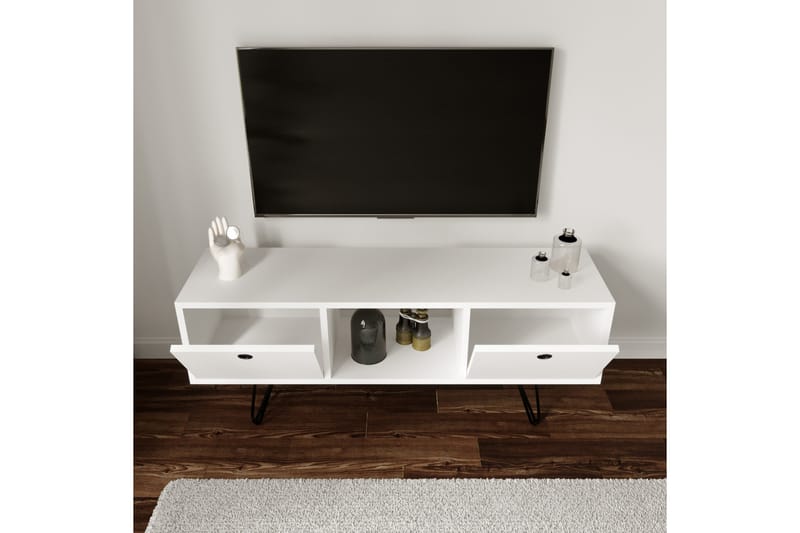 TV-taso Ciera 120 cm - Valkoinen - Huonekalut - TV- & Mediakalusteet - Tv taso & Mediataso