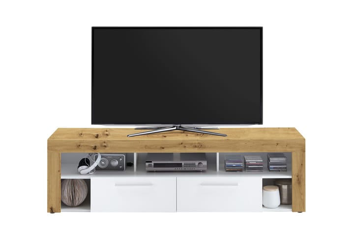 TV-taso Classen 180 cm - Ruskea/Valkoinen - Tv taso & Mediataso