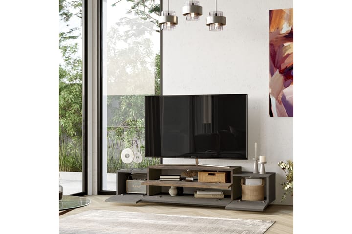 TV-taso Collendorn 160 cm - Brons - Tv taso & Mediataso