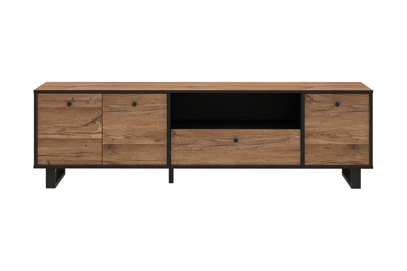 TV-taso Coppin 180 cm - Ruskea/Musta - Huonekalut - TV- & Mediakalusteet - Tv taso & Mediataso