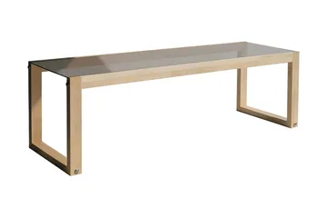 TV-taso Crebb 130 cm - Luonnonväri - Huonekalut - TV- & Mediakalusteet - Tv taso & Mediataso