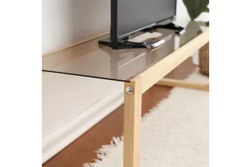 TV-taso Crebb 130 cm - Luonnonväri - Huonekalut - TV- & Mediakalusteet - Tv taso & Mediataso