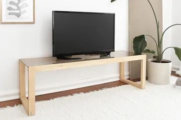TV-taso Crebb 130 cm - Luonnonväri - Huonekalut - TV- & Mediakalusteet - Tv taso & Mediataso