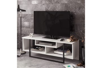 TV-taso Cyrine 119 cm - Valkoinen/Musta - Huonekalut - TV- & Mediakalusteet - Tv taso & Mediataso