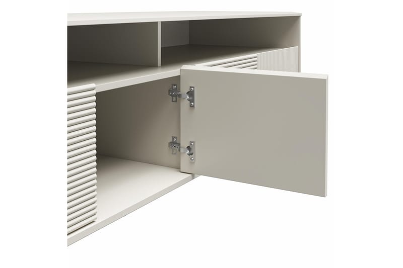 TV-taso Daphne 158,5x50 cm Valkoinen - Dorel Home - Huonekalut - TV- & Mediakalusteet - Tv taso & Mediataso