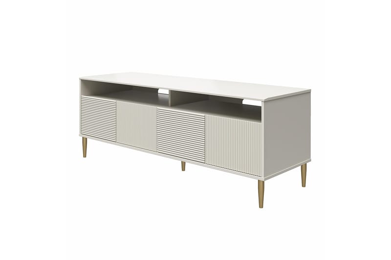 TV-taso Daphne 158,5x50 cm Valkoinen - Dorel Home - Huonekalut - TV- & Mediakalusteet - Tv taso & Mediataso