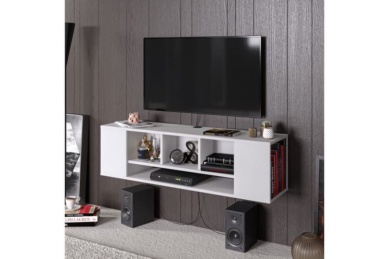 TV-taso Dimbo 135 cm - Valkoinen - Huonekalut - TV- & Mediakalusteet - Tv taso & Mediataso