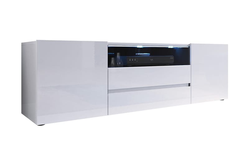 TV-taso Dudley 137 cm - Valkoinen - Huonekalut - TV- & Mediakalusteet - Tv taso & Mediataso