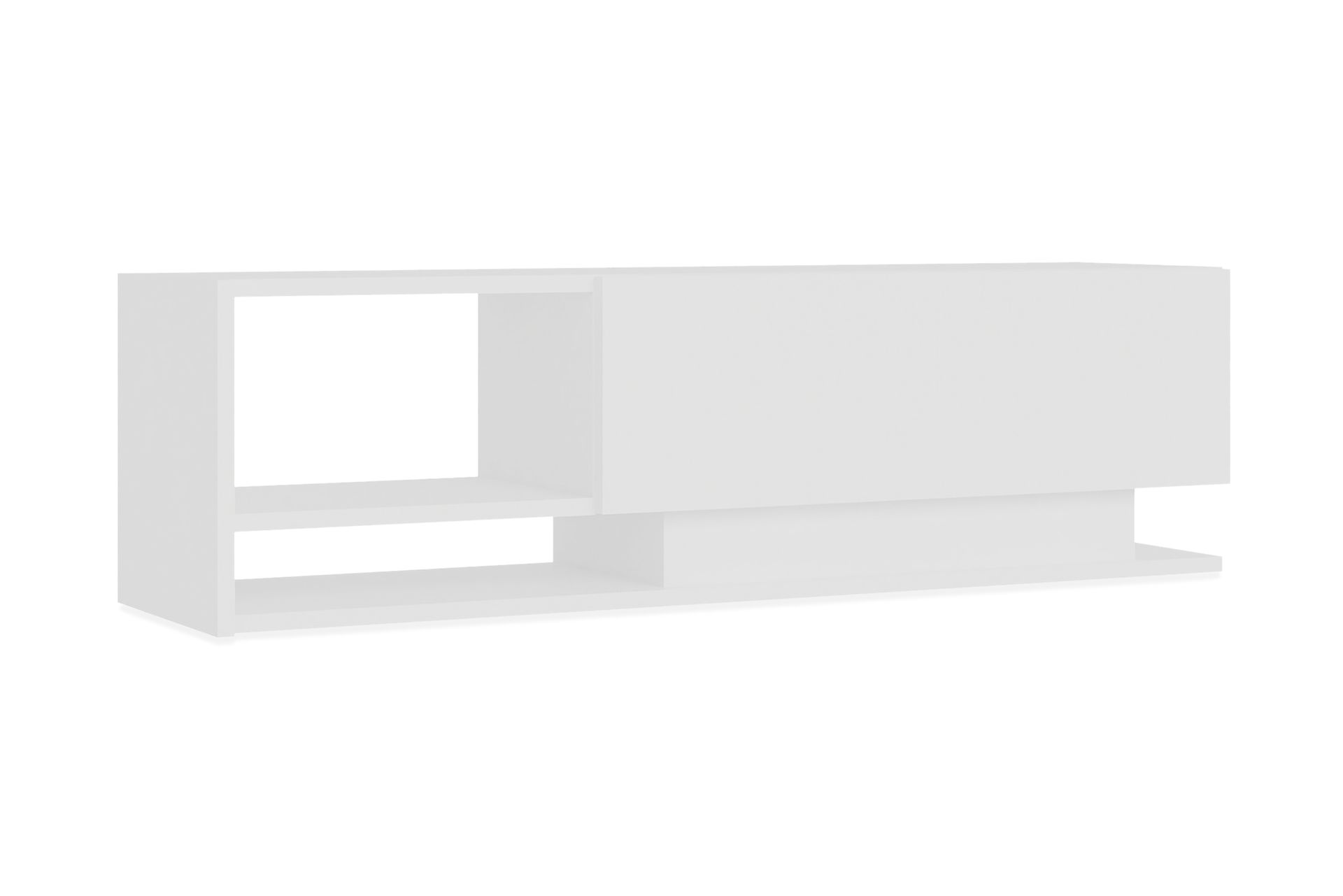 TV-taso Dumö 120 cm - Valkoinen - Huonekalut - TV- & Mediakalusteet - Tv taso & Mediataso