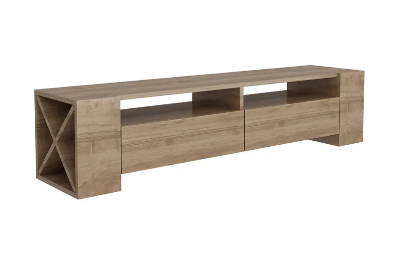 TV-taso Dumö 155 cm, Ruskea