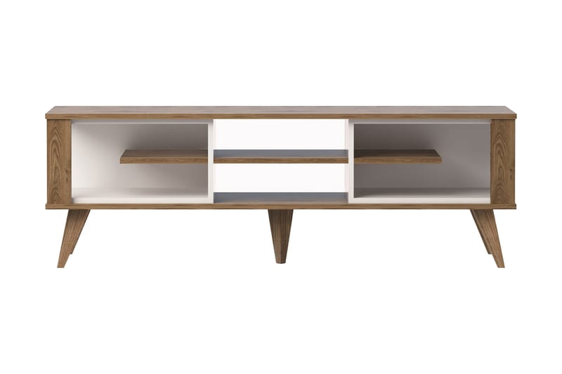 TV-taso Dumö 160 cm - Ruskea/Valkoinen - Huonekalut - TV- & Mediakalusteet - Tv taso & Mediataso