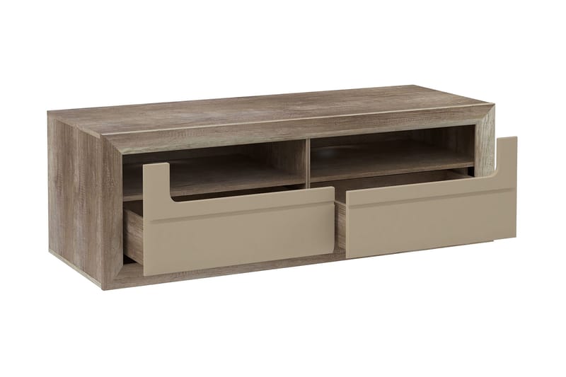 TV-taso Edirne 144 cm - Beige/Ruskea - Huonekalut - TV- & Mediakalusteet - Tv taso & Mediataso