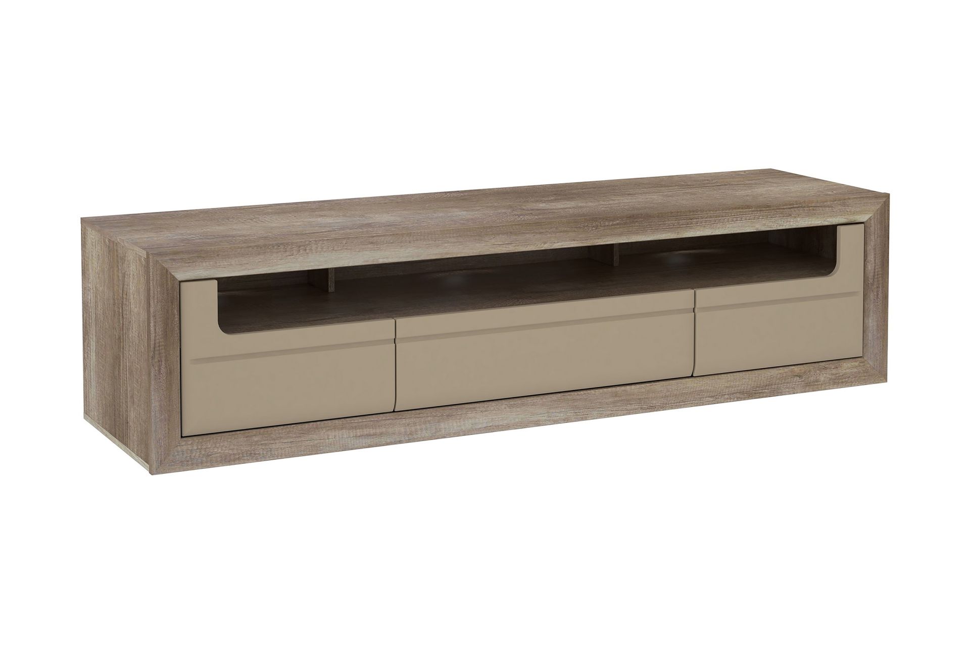 TV-taso Edirne 194 cm - Beige/Ruskea - Huonekalut - TV- & Mediakalusteet - Tv taso & Mediataso
