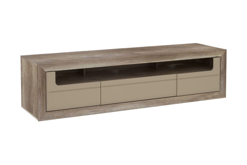 TV-taso Edirne 194 cm - Beige/Ruskea - Huonekalut - TV- & Mediakalusteet - Tv taso & Mediataso