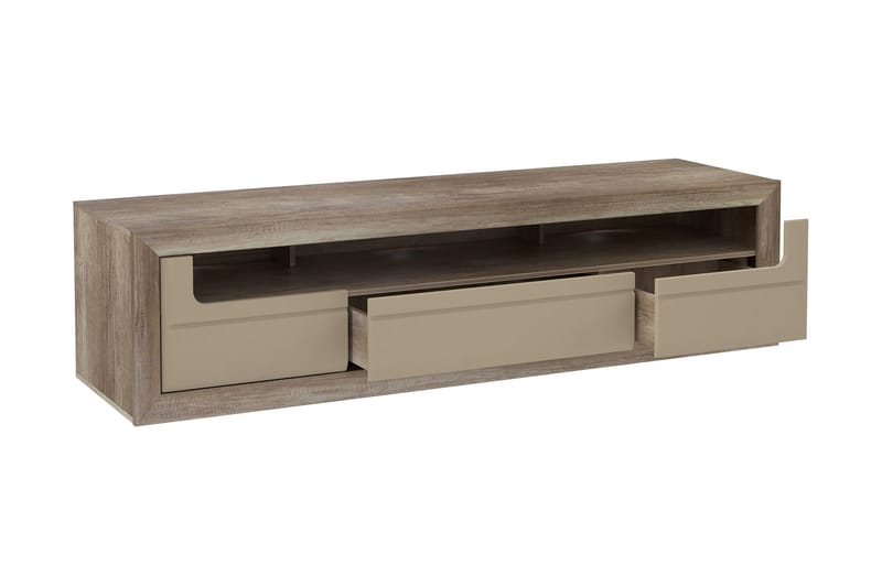 TV-taso Edirne 194 cm - Beige/Ruskea - Huonekalut - TV- & Mediakalusteet - Tv taso & Mediataso