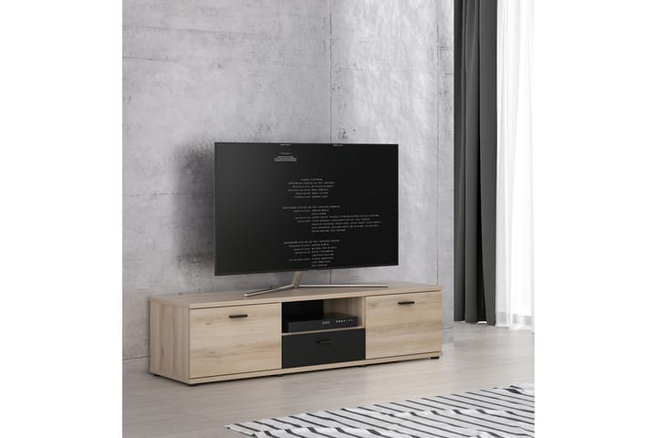 TV-taso Elinpel 150 cm - Ruskea/Musta - Tv taso & Mediataso