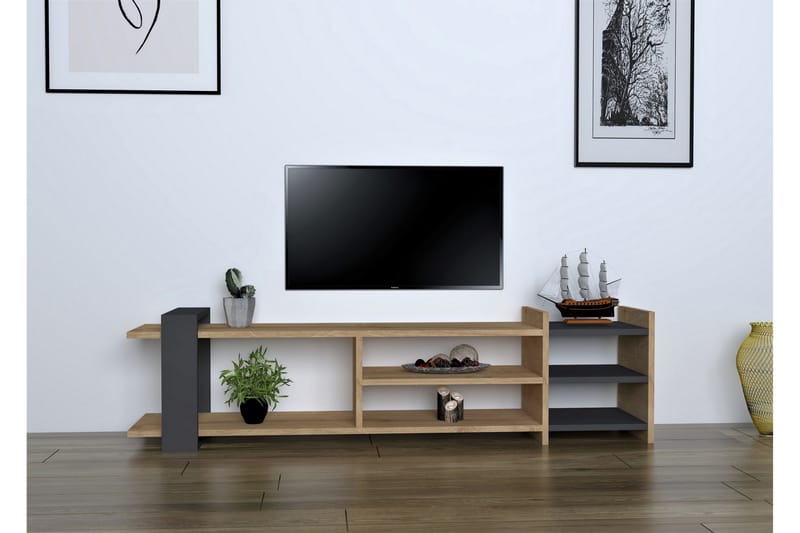TV-taso Elistia 154 cm - Sininen/Antrasiitti - Huonekalut - TV- & Mediakalusteet - Tv taso & Mediataso