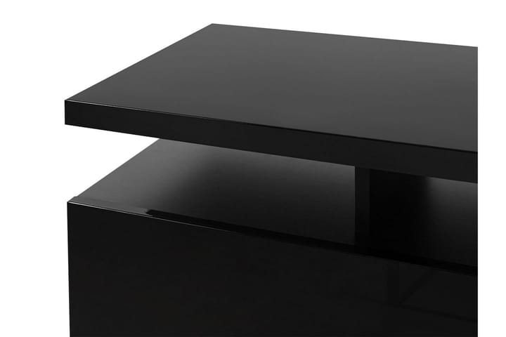 TV-taso Eva 40x180 cm LED-valaistus - Musta - Tv taso & Mediataso