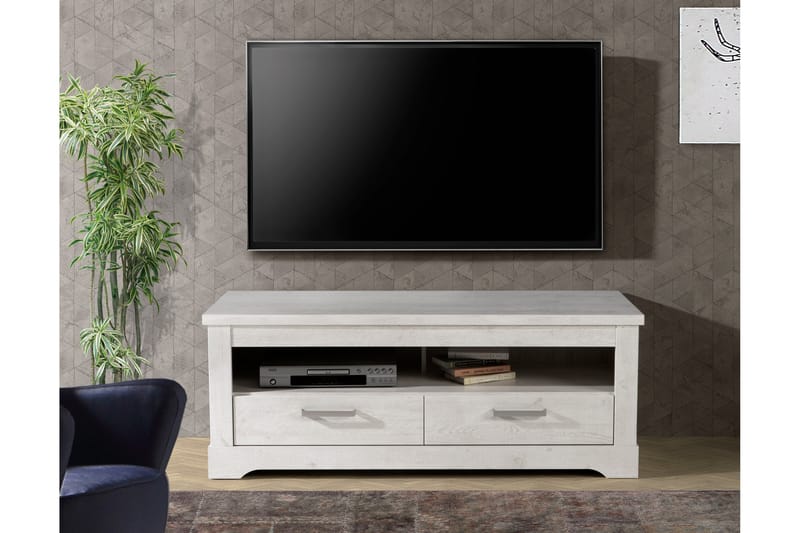 TV-taso Feres 137 cm - Valkoinen - Huonekalut - TV- & Mediakalusteet - Tv taso & Mediataso