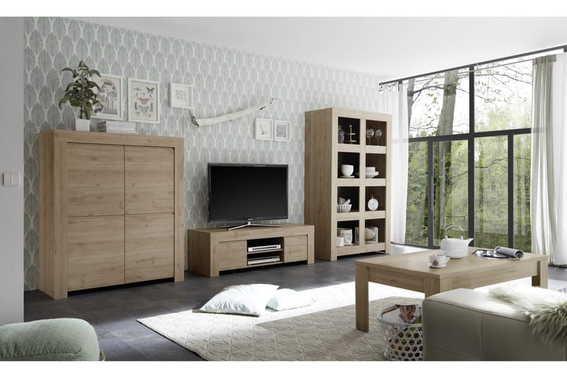 TV-taso Firenze 138 cm - Ruskea - Huonekalut - TV- & Mediakalusteet - Tv taso & Mediataso