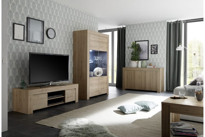 TV-taso Firenze 138 cm - Ruskea - Huonekalut - TV- & Mediakalusteet - Tv taso & Mediataso