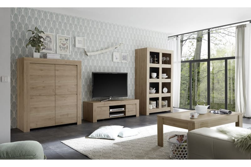 TV-taso Firenze 138 cm - Ruskea - Huonekalut - TV- & Mediakalusteet - Tv taso & Mediataso
