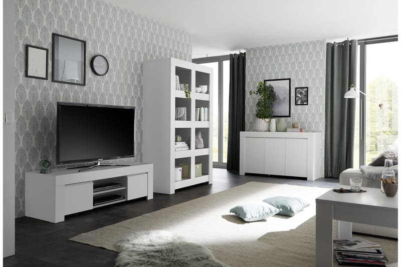 TV-taso Firenze 138 cm - Valkoinen - Huonekalut - TV- & Mediakalusteet - Tv taso & Mediataso