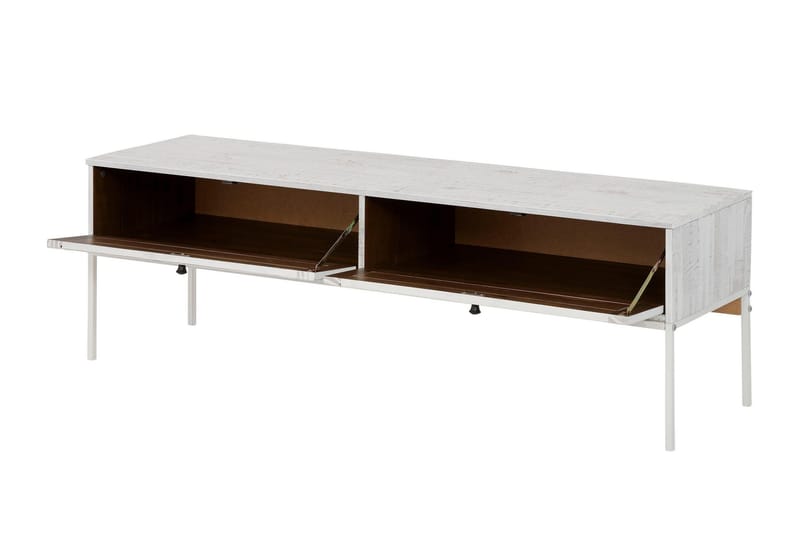 TV-taso Franja 140 cm - Beige/Valkoinen - Huonekalut - TV- & Mediakalusteet - Tv taso & Mediataso