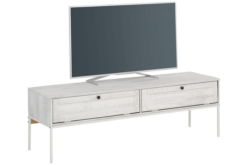 TV-taso Franja 140 cm - Beige/Valkoinen - Huonekalut - TV- & Mediakalusteet - Tv taso & Mediataso