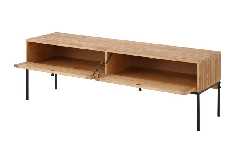 TV-taso Franja 140 cm - Luonnonväri/Musta - Huonekalut - TV- & Mediakalusteet - Tv taso & Mediataso