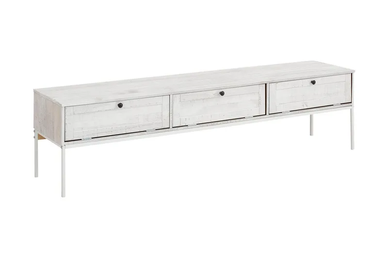 TV-taso Franja 175 cm, Beige/Valkoinen