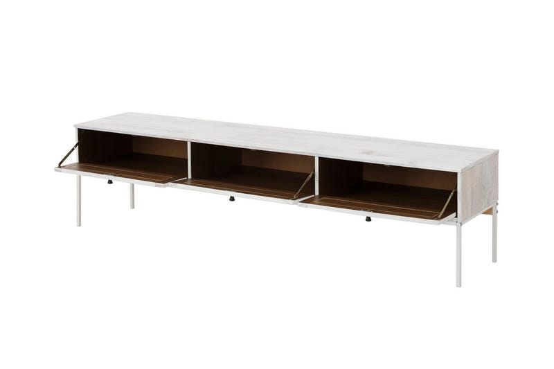 TV-taso Franja 175 cm - Beige/Valkoinen - Huonekalut - TV- & Mediakalusteet - Tv taso & Mediataso