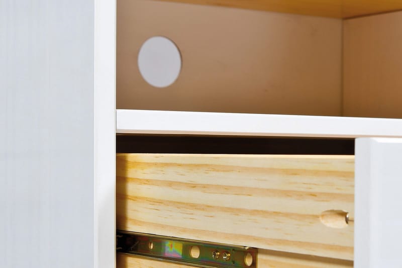 TV-taso Gambier 180 cm - Valkoinen/Ruskea - Huonekalut - TV- & Mediakalusteet - Tv taso & Mediataso