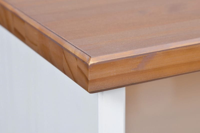 TV-taso Gambier 180 cm - Valkoinen/Ruskea - Huonekalut - TV- & Mediakalusteet - Tv taso & Mediataso