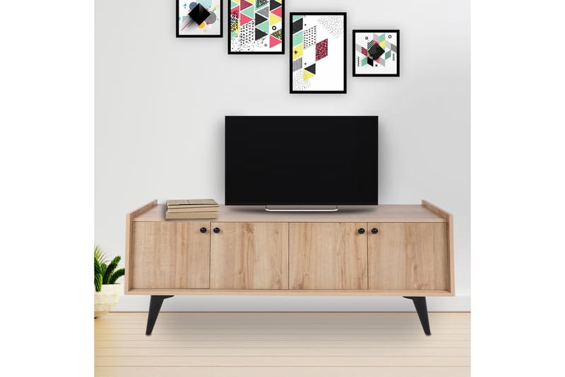 TV-taso Geestan 150 cm - Luonnonväri - Huonekalut - TV- & Mediakalusteet - Tv taso & Mediataso