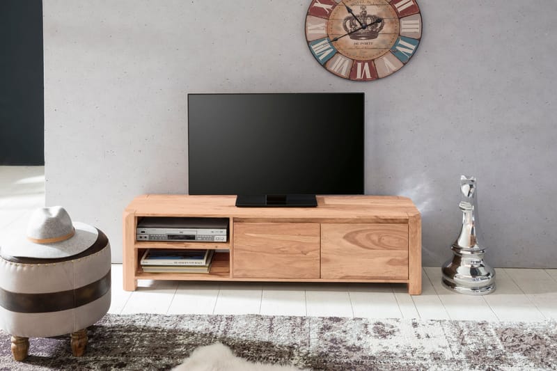 TV-taso Gettle 140 cm - Puu/Luonnonväri - Huonekalut - TV- & Mediakalusteet - Tv taso & Mediataso
