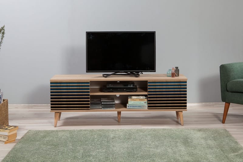 TV-taso Gillberga 140 cm - Ruskea - Huonekalut - TV- & Mediakalusteet - Tv taso & Mediataso