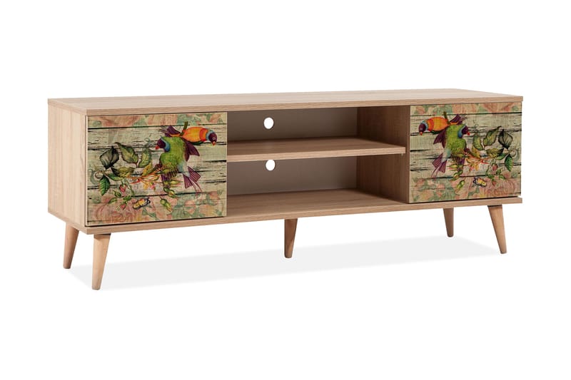 TV-taso Gillberga 140 cm - Ruskea - Huonekalut - TV- & Mediakalusteet - Tv taso & Mediataso