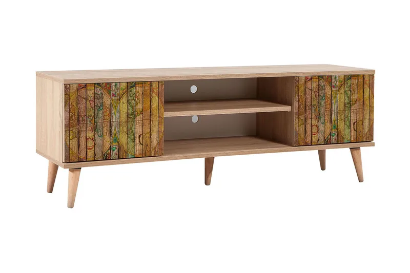 TV-taso Gillberga 140 cm - Ruskea - Huonekalut - TV- & Mediakalusteet - Tv taso & Mediataso