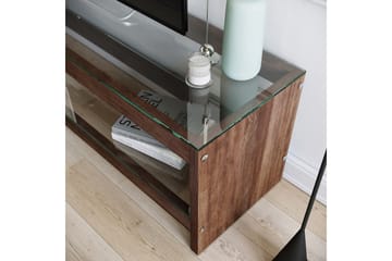 TV-taso Grinstad 140 cm - Ruskea - Huonekalut - TV- & Mediakalusteet - Tv taso & Mediataso