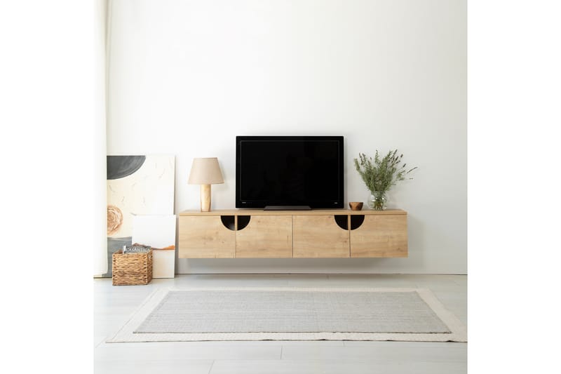 Tv-taso Grotte 180 cm - Tammi - Huonekalut - TV- & Mediakalusteet - Tv taso & Mediataso